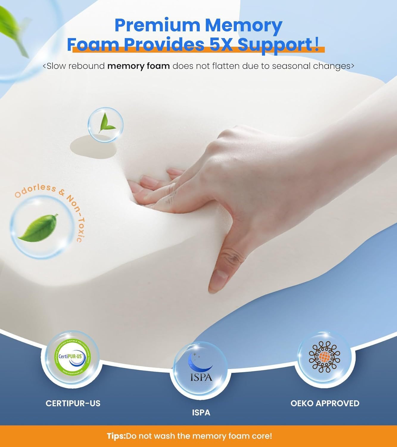 Slumbra™ Foam Pillow